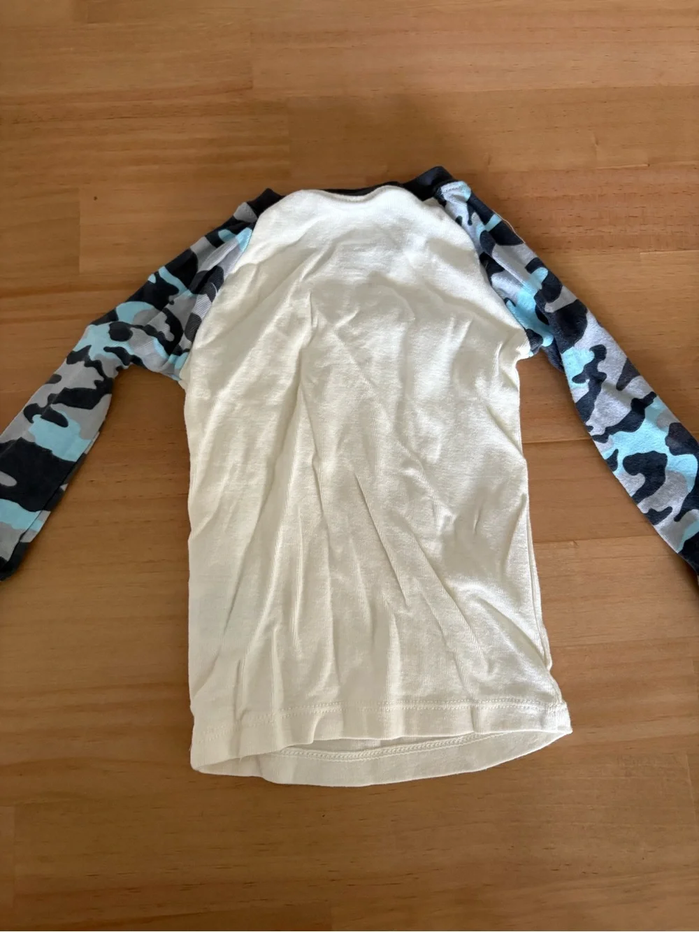 Kids Long Sleeve Camo Pajama Set - Blue/Gray